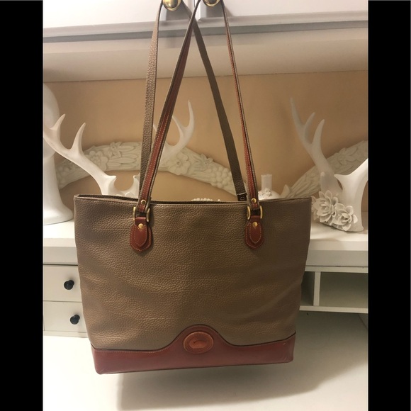 Vintage pure leather large bag - Picture 1 of 8